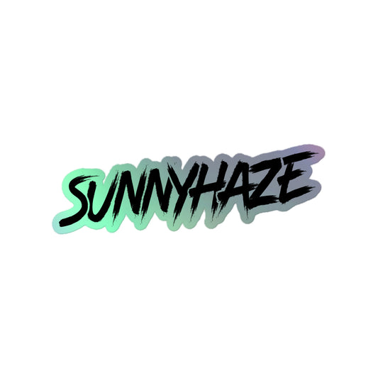 SunnyHaze Logo Holographic stickers